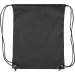 210D poli�szter tornazs�k, fekete