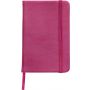 A/5 jegyzetfzet puha PU bortssal, pink