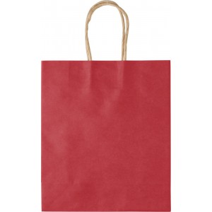 Sodortfüles papírtáska, piros (ajándéktáska / tasak)