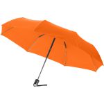 Alex 21.5"-es összecsukható automata esernyő, narancs (10901611)