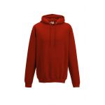 AWDIS kapucnis pulóver, kevertszálas, Fire Red (AWJH001FR)