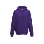 AWDIS kapucnis pulóver, kevertszálas, Purple (AWJH001PU)