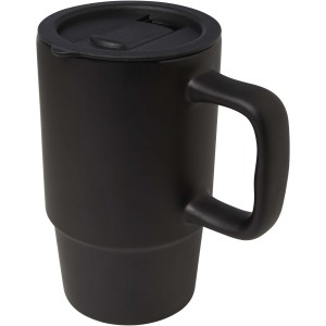 Carter kerámia bögre fedéllel, 450 ml, fekete