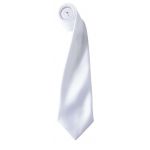 Colours szatén nyakkendő, White, U (PR750WH-U)