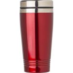 Duplafalú pohár, 450 ml, piros (709939-08)
