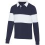 Elevate Clyde uniszex rugby pulver, Navy, White