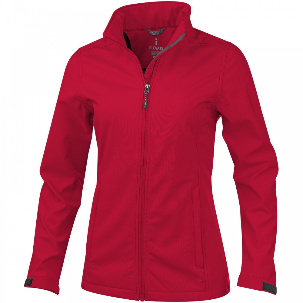 Elevate Maxson softshell női dzseki, piros, M