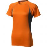 Elevate Quebec női cool fit póló, narancs/antracit (3901633)
