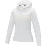 Elevate Sayan női félcipzáros kapucnis pulóver, fehér (3947301)