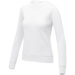 Elevate Zenon női kereknyakú pulóver, fehér (3823201)