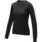 Elevate Zenon női kereknyakú pulóver, fekete (3823299)