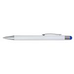 Érintős golyóstoll kék tollbetéttel, fehér/kobaltkék (8487-23)