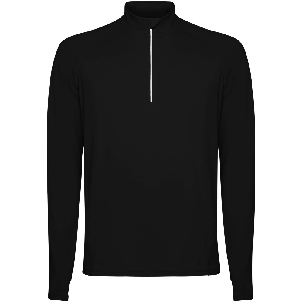 Estambul félcipzáras férfi pulóver, fekete, 2XL