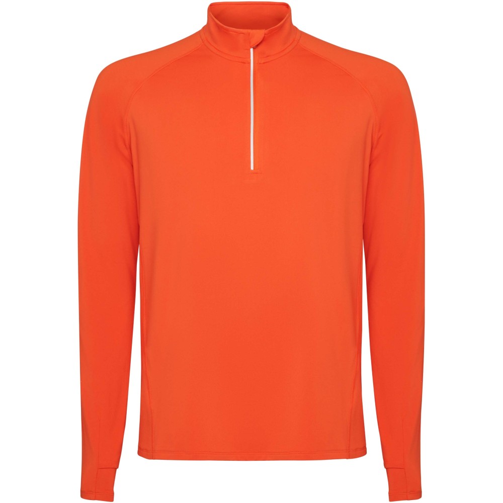 Estambul félcipzáras férfi pulóver, narancssárga, 3XL