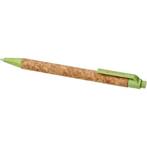 Midar parafa s szalma golystoll, zld (fa, bambusz, karton golystoll)
