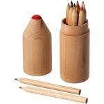 Fa színesceruza készlet, 12 db, natúr (10602100)