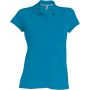 Kariban női Piké póló, Tropical Blue