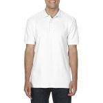 Gildan Premium férfi duplapiké póló, White (GI85800WH)