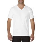 Gildan Premium férfi V-nyakú póló, White (GI41V00WH)