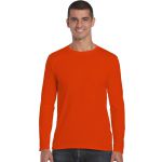 Gildan SoftStyle férfi hosszúujjú póló, Orange (GI64400OR)