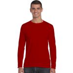 Gildan SoftStyle férfi hosszúujjú póló, Red (GI64400RE)