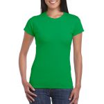 Gildan SoftStyle női póló, Irish Green (GIL64000IG)