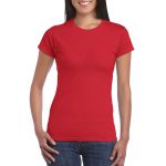 Gildan SoftStyle női póló, Red (GIL64000RE)