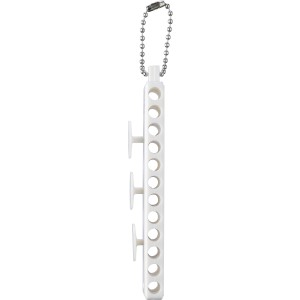 Golf tee-kszlet, jrahasznostott ABS, fehr