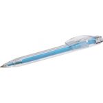 Golyóstoll kék tollbetéttel, műanyag, világoskék (7499-18)