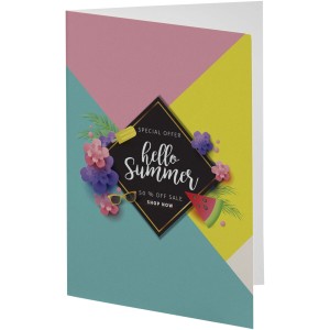 Herald A6 �dv�zl�k�rtya, feh�r