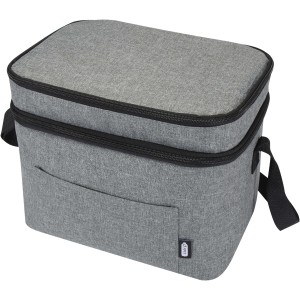 Tundra GRS RPET hűtőtáska dupla tárolóval, 13L, szürke