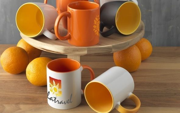 decorated mugs