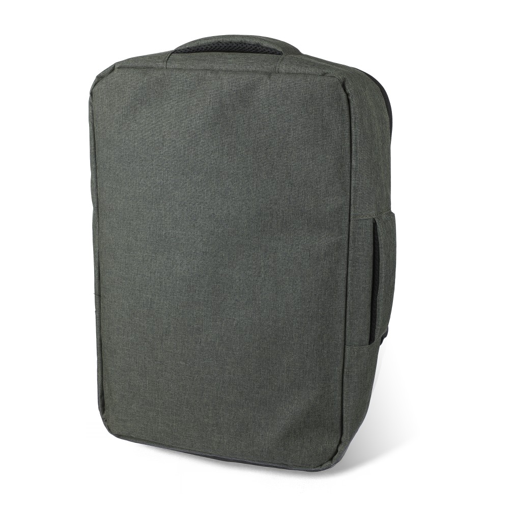 rPET poliészter laptophátizsák, zöld (irattáska, laptoptáska)