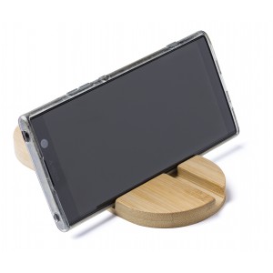 Bambusz telefon- s tablettart, barna (rasztali felszerels)