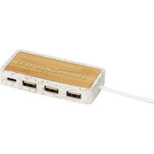 Terrazzo USB 2.0 hub, natr (rasztali felszerels)