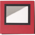 Jegyzettömb tükörrel, piros (8792-08)