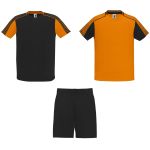Juve gyerek sport szett, orange, solid black (K05259W)