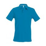 Kariban férfi piké póló, Tropical Blue (KA241TB)