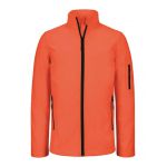 Kariban férfi softshell dzseki, Fluorescent Orange (KA401FOR)