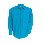 Kariban Jofrey hosszúujjú ing, Bright Turquoise (KA545BTU)