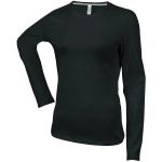 Kariban női hosszúujjú póló, Black (KA383BL)