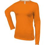 Kariban női hosszúujjú póló, Orange (KA383OR)