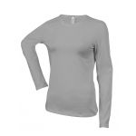 Kariban női hosszúujjú póló, Oxford Grey (KA383OXG)
