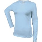 Kariban női hosszúujjú póló, Sky Blue (KA383SB)