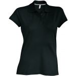 Kariban női piké póló, Black (KA242BL)