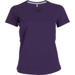 Kariban ni V-nyak pl, Purple (KA381PU)