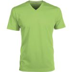 Kariban V-nyak frfipl, Lime (KA357LI)
