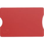 Kártyatartó RFID védelemmel, műanyag, piros (7252-08)