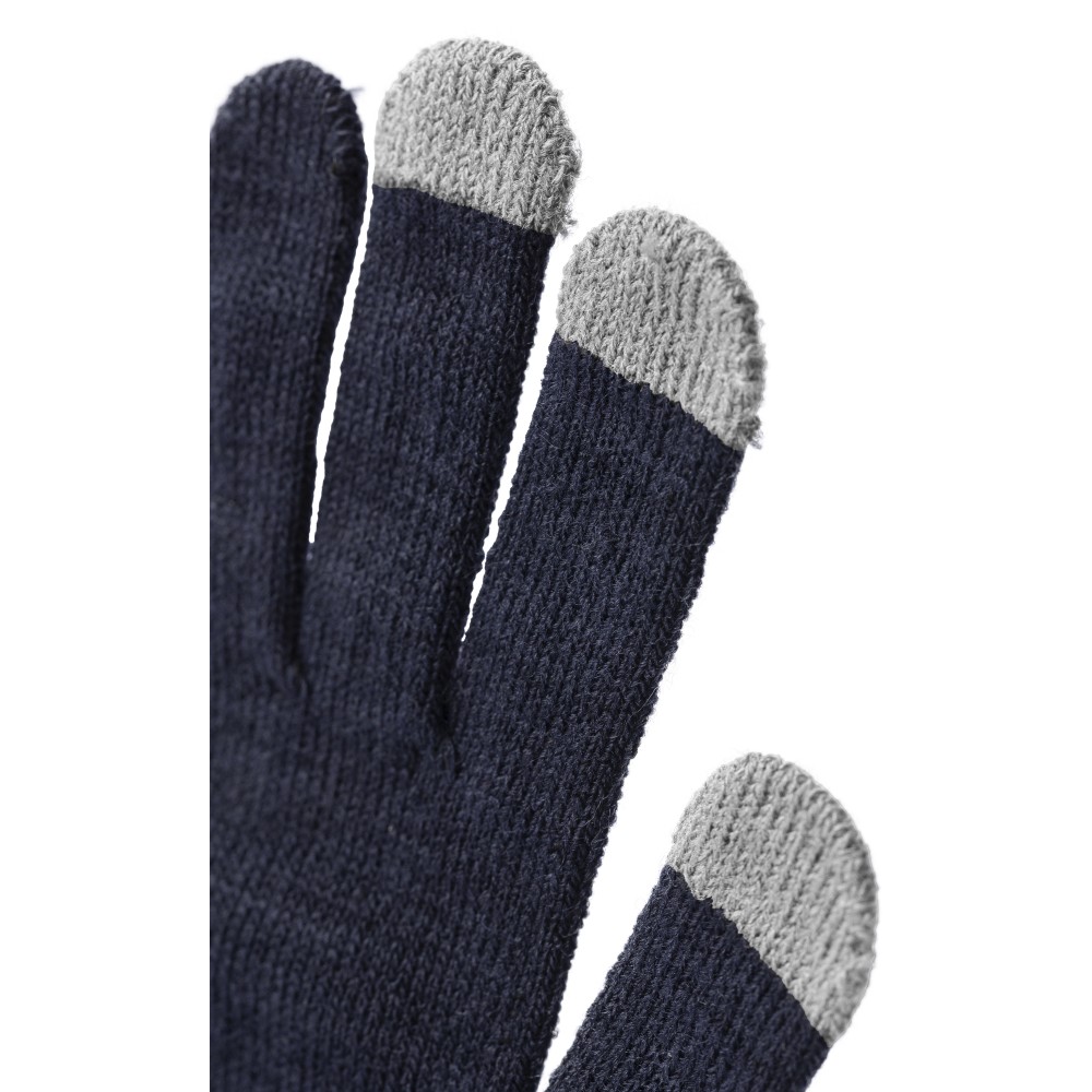 rPet kesztyű érintőképernyőhöz, kék (kesztyű)