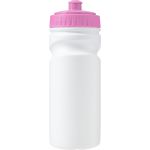 Kulacs, 500 ml, újrahasznosítható műanyag, pink (7584-17)